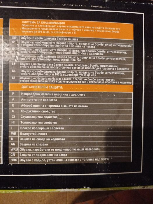 Мъжки работни обувки 44 номер