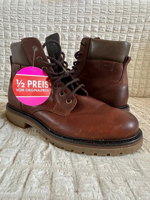 Продам осенние ботинки их чистой кожи