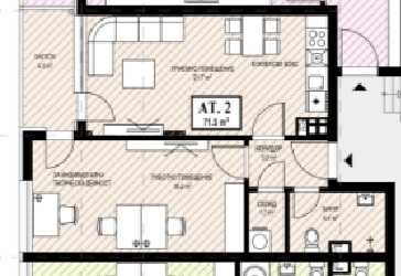 Продава се Двустаен апартамент в София, Център - 71 кв.м за 2817 €/кв.м - Снимка #3