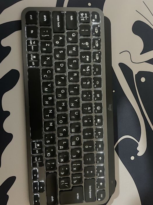 Logitech MX keys mini, мышка Logitech M650 L, два вида подключения