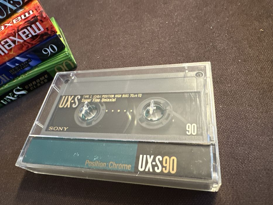 5 casete audio chrome - Sony, Maxell, Fuji