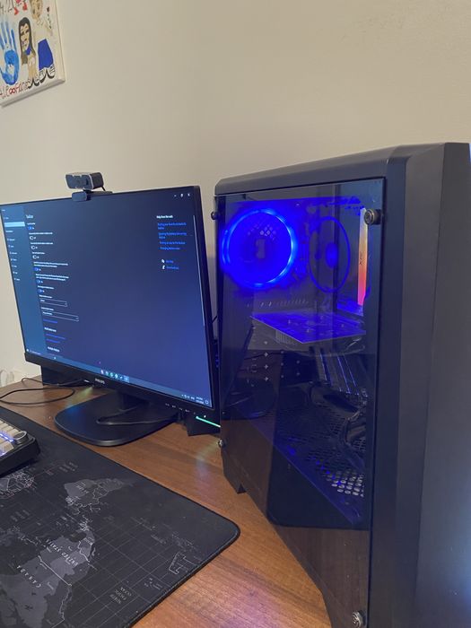 PC+monitor gaming
