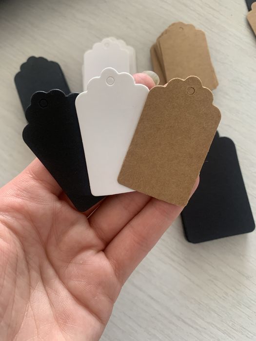 Крафт бирки оптом алматы