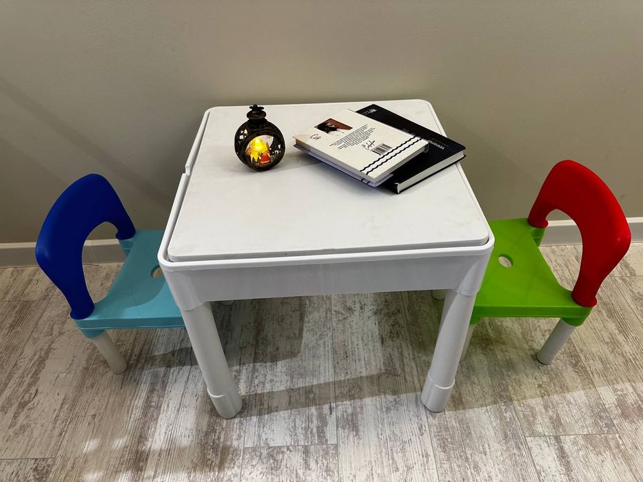 Лего стол со стульями детский