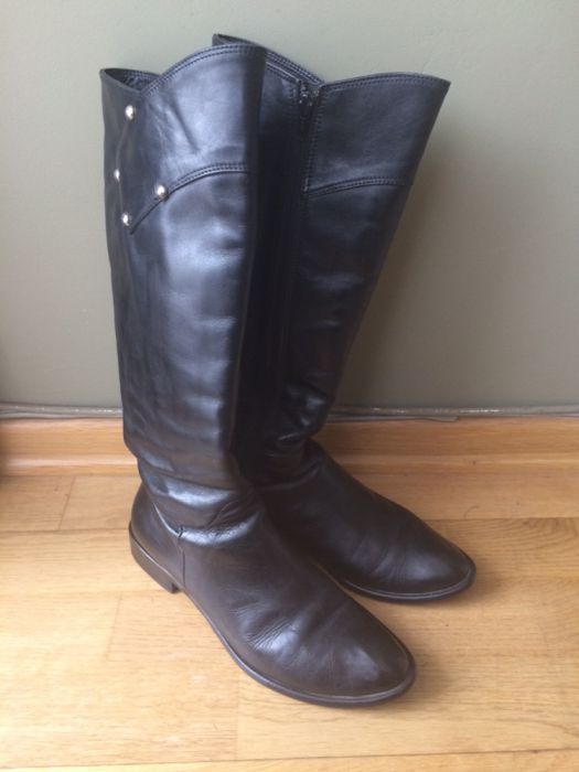 Дамски ботуши от естествена кожа