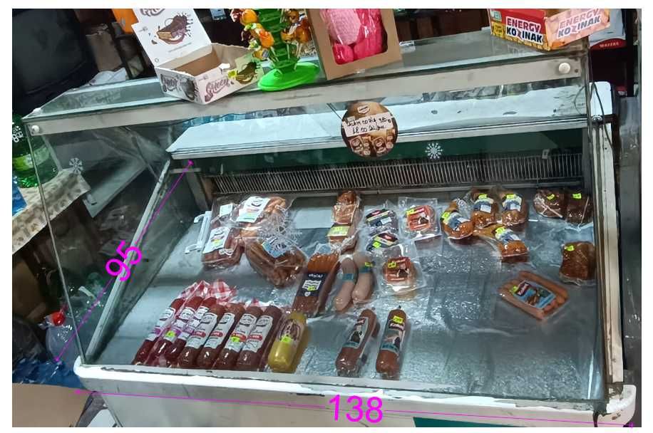 Vitrine frigorifice magazin alimentar