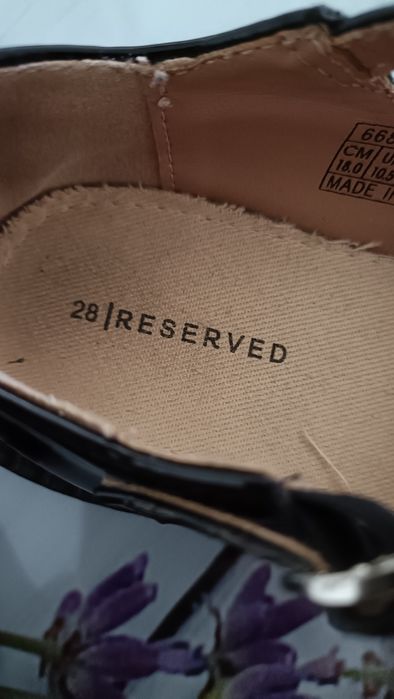 Pantofi fetițe Reserved Nr.28