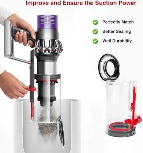 Нов Dyson V10 Absolute Animal прахосмукачка контейнер за прах + филтър