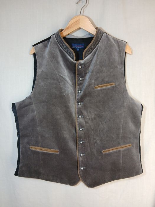 Veste bavareze Nr 54/56 vesta catifea Tracht Oktoberfest vanatoaret