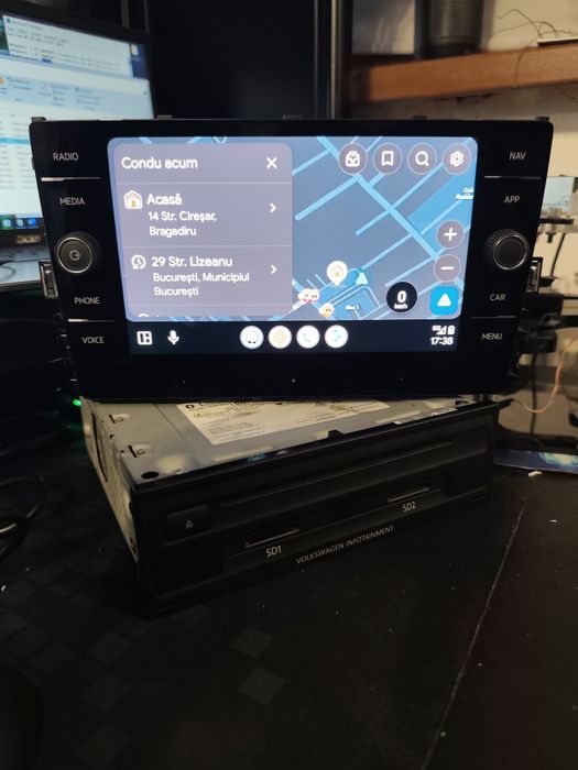 Navigație + Unitate Multimedia VW MIB2 5F Delphi – Display & Ramă, H