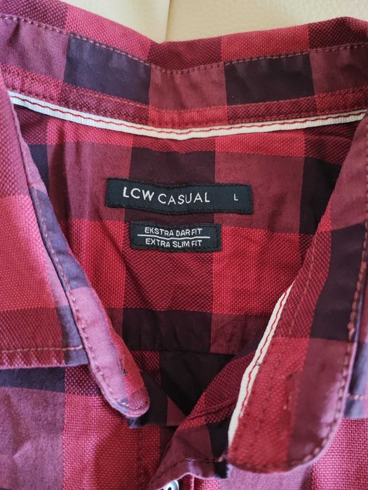 Camasa in carouri LC Waikiki, slim fit, marimea L