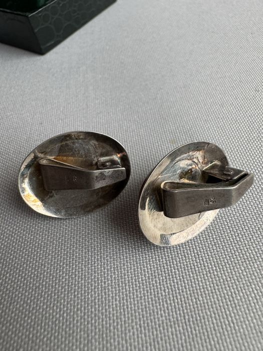 Cercei din argint si chihlimbar