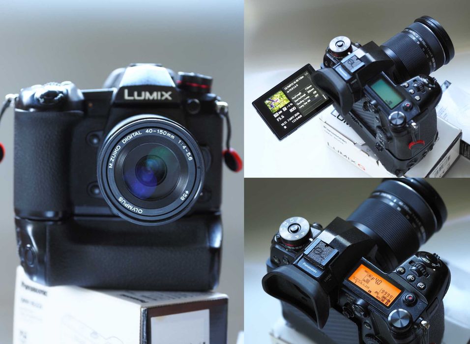 Kit Panasonic Lumix G9 (mk 1) si Olympus 40-150, Tokina 12-24mm F4 cu speedbooster Viltrox