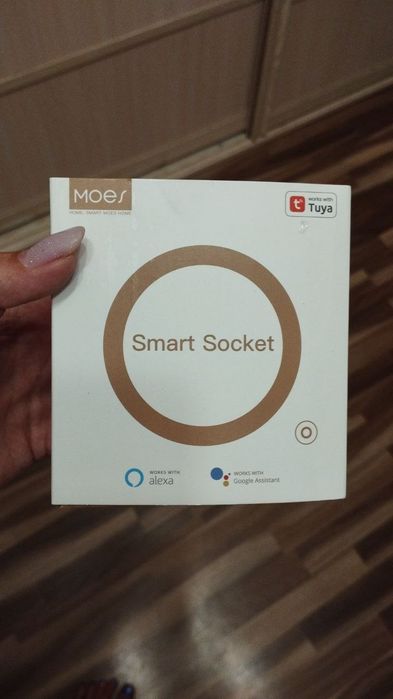 Умная розетка Moes WIFI 16A