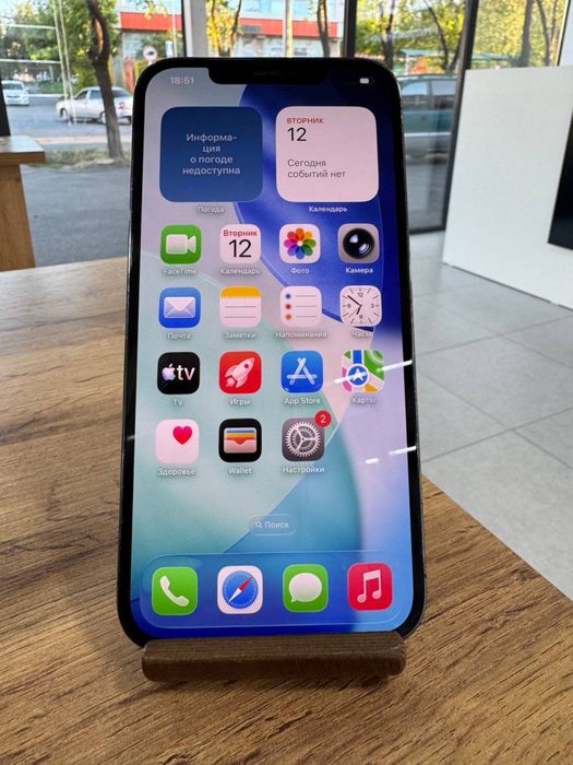 iPhone 12 Pro Max•128GB/100%Graphite Айфон 12 Pro Max•128гб/100%Қара