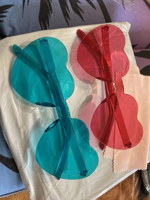 Дамски слънчеви очила във формата на сърце