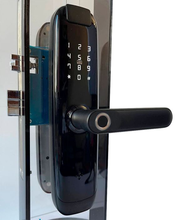 Есік кулпын орнату, установка замок