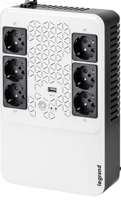 Legrand Keor Multiplug UPS с USB, 6 защитни контакта ,мощност 800 VA