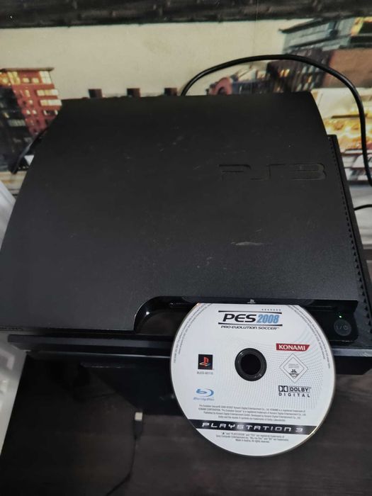 ps3 slim functional 100% + 9 jocuri