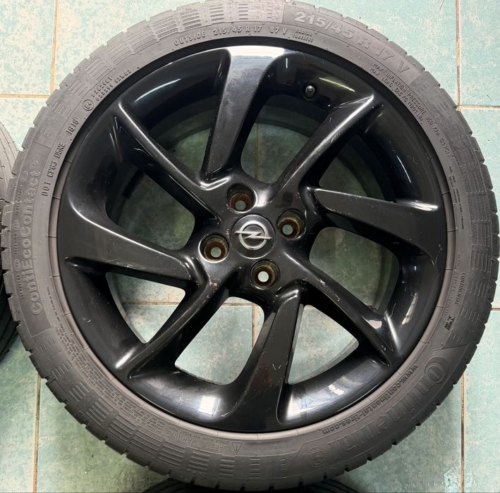 Roti/ jante aliaj R17 originale Opel Corsa 215/45/17 vara