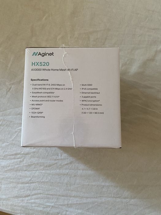 TP-Link Aginet HX520 AX3000 Wi-Fi 6 Mesh рутер – чисто нов