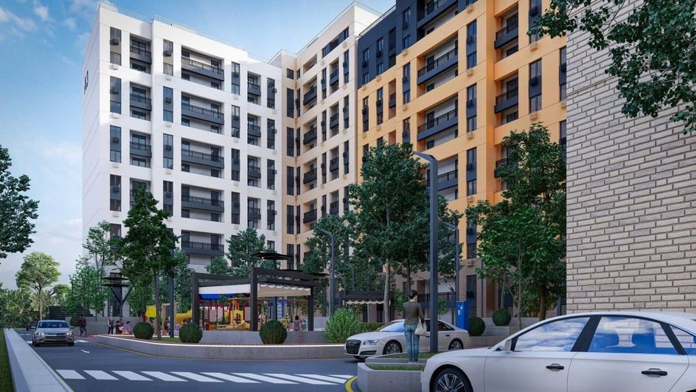 2-комнатная квартира 52,6 м², ЖК Dreamland Parkent Паркентский