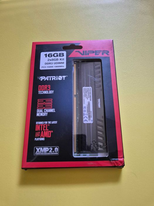 Kit nou RAM Patriot Viper 16GB 2*8GB DDR3-1866 Dual Channel