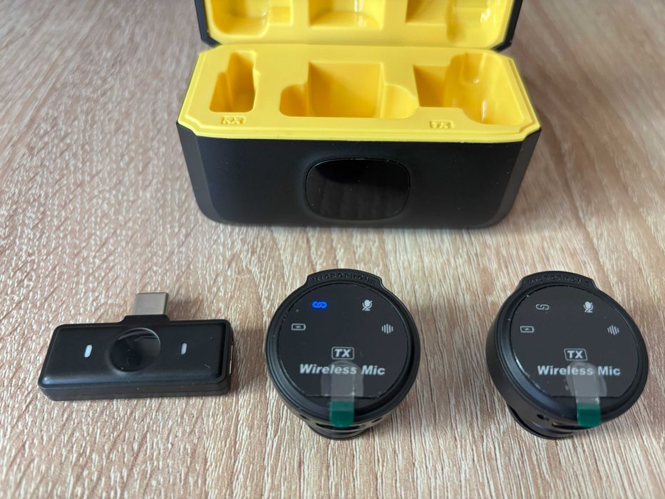 Microfon wireless / lavaliera magnetica USB-C compatibil iOS/Android