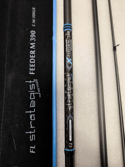 SET 2 Lansete Feeder FL Strategist Method Feeder 3.90M, 100G, 3+3SEG