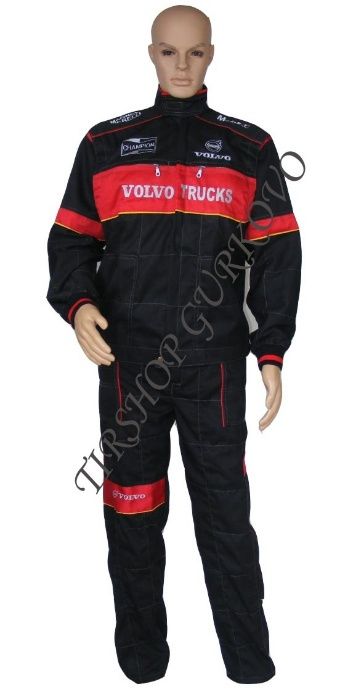 Комплект от две части (гащеризон + яке) с бродирано лого MAN,DAF,SCAN