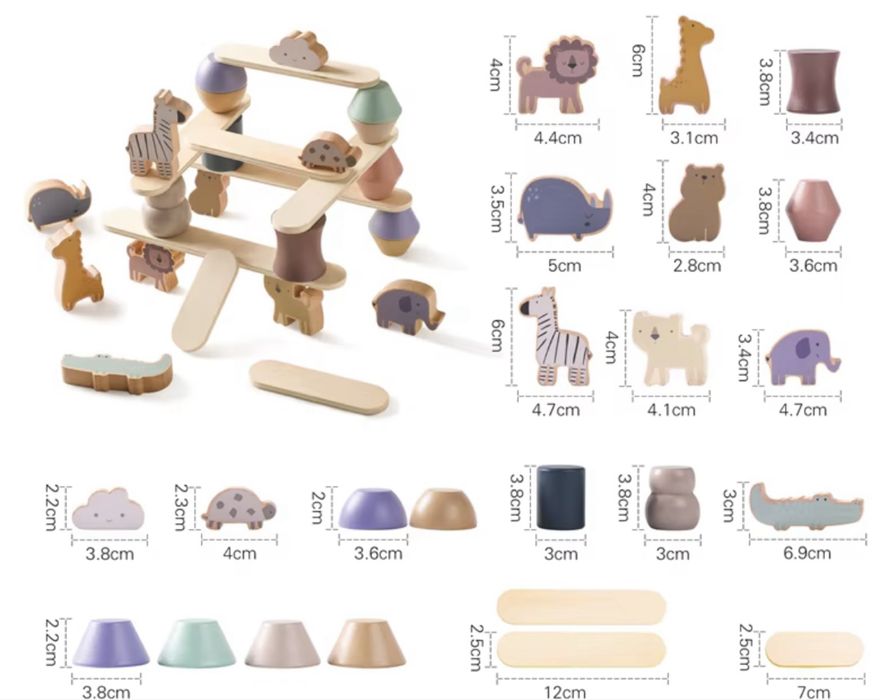 Деревянные игрушки монтессори