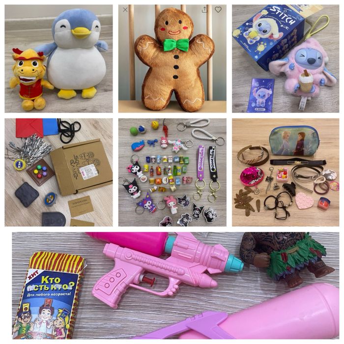 Пакет игрушек все за 6000 тг