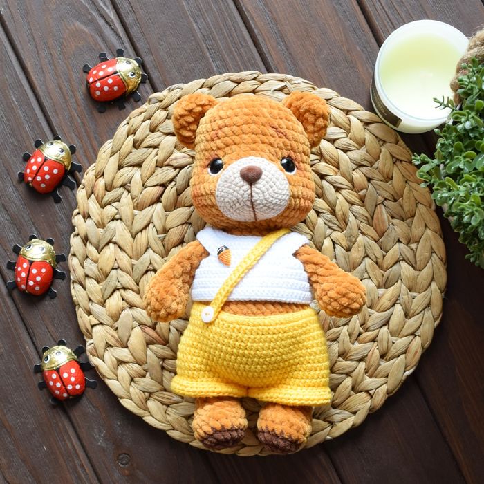 Вязаные плюшевые игрушки