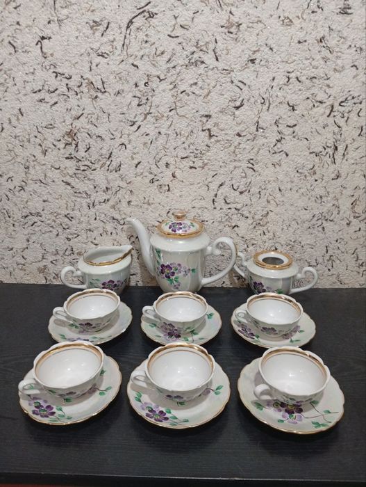 Кофейный сервиз перламутровый