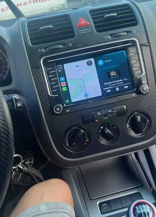 Navigație Android CarPlay VW Golf 5, Jetta 5 2004-2009
