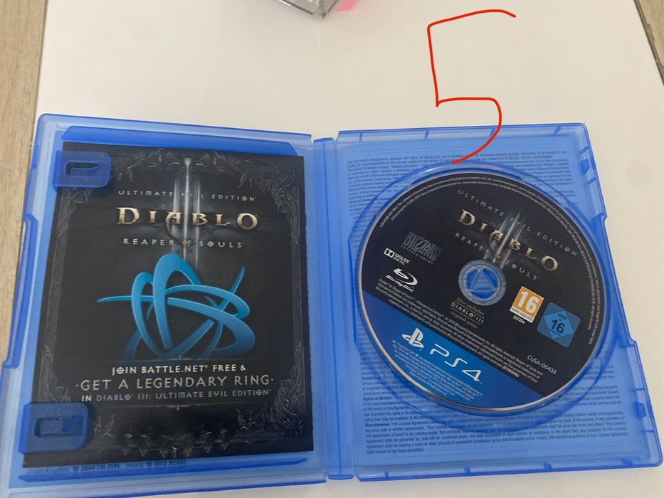 Продавам игри за PS4(FC25, Dead Island, Diablo, TopSpin)