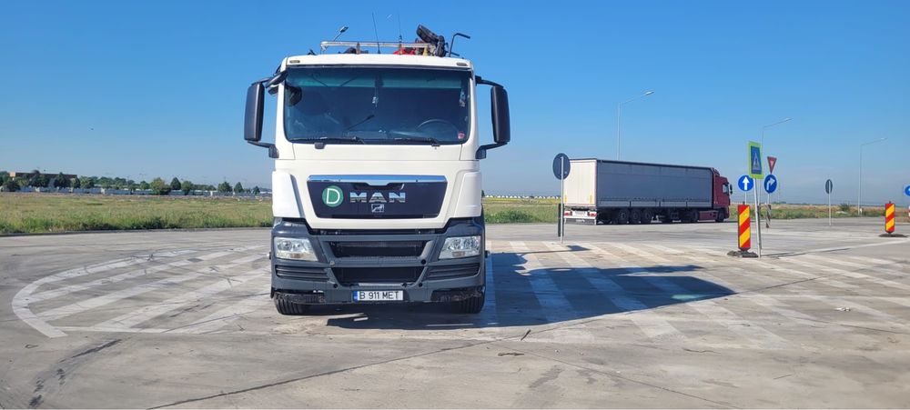 Camion MAN TGS 28.400 6X2 Hook lift +macara+graifer Palfinger