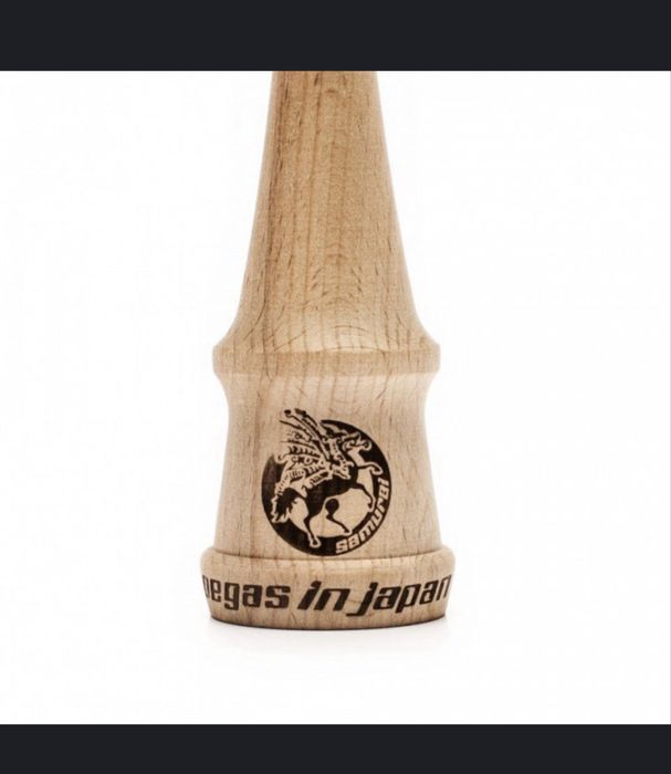 Kendama profesionala Samurai, lemn fag, verde