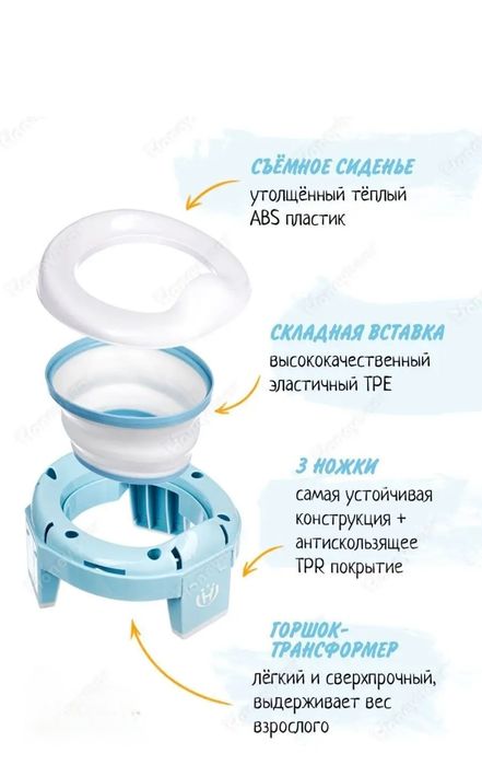 Продам горшок складной