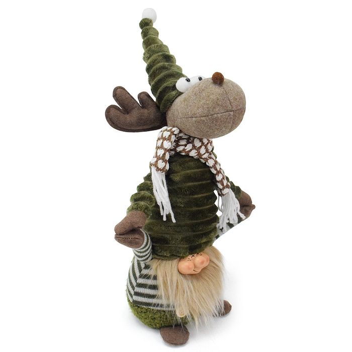 Коледен елф и елен