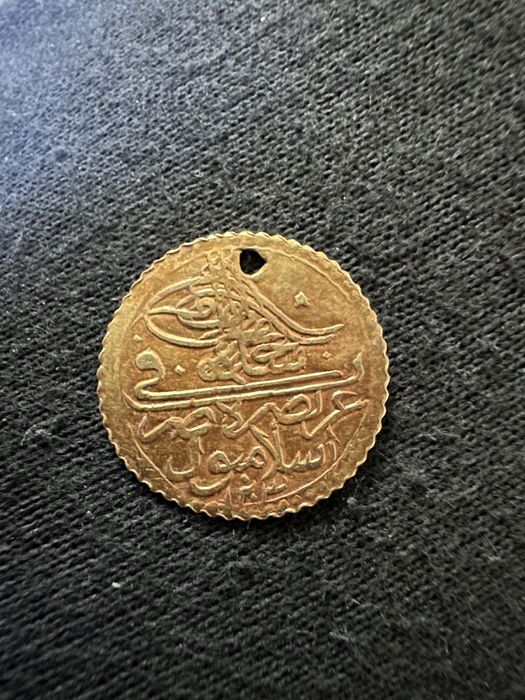 Златна Монета1 /2 Зери Махбуб 1171/1757 г Селим II Промоция 500 лв