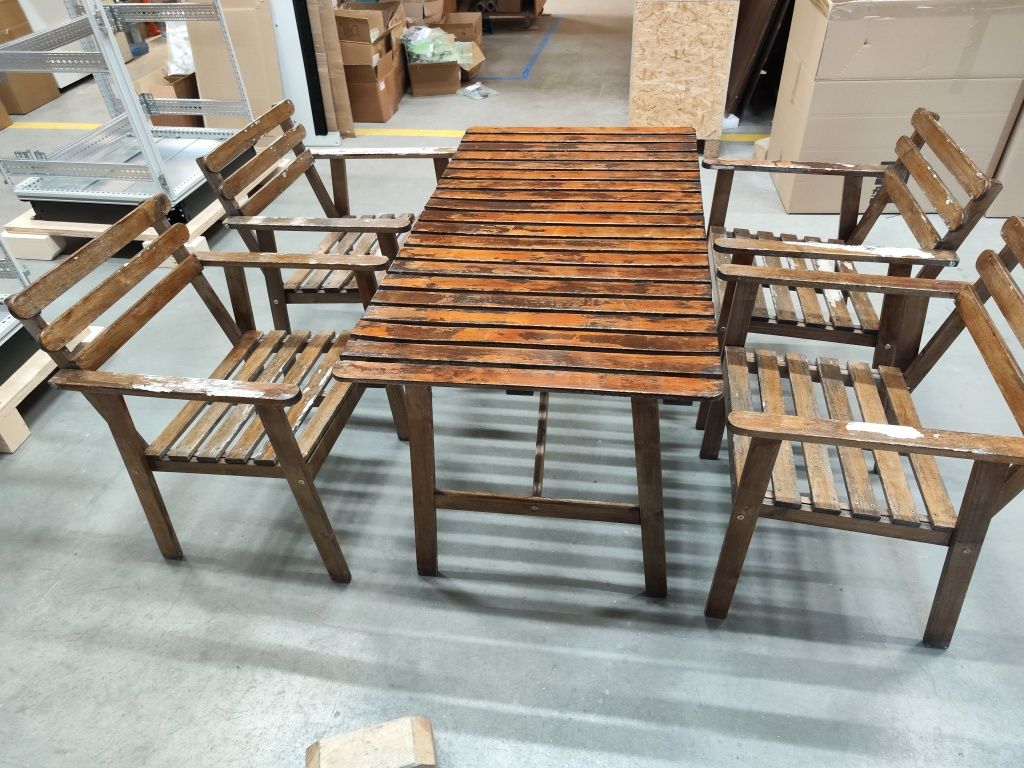 Градински маса с 4 стола гр. София Дружба 1 • OLX.bg