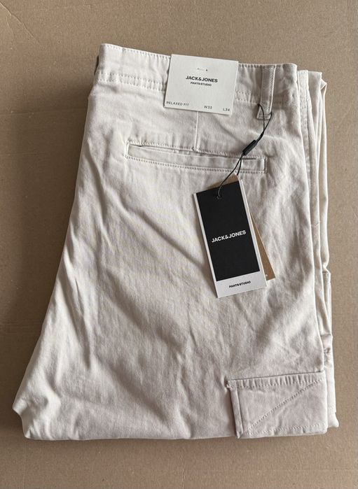 Jack & Jones Relaxed Fit Cargo ОРИГИНАЛНИ мъжки карго панталони 33/36