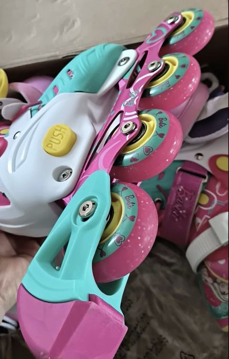 Ролики Барби розовые