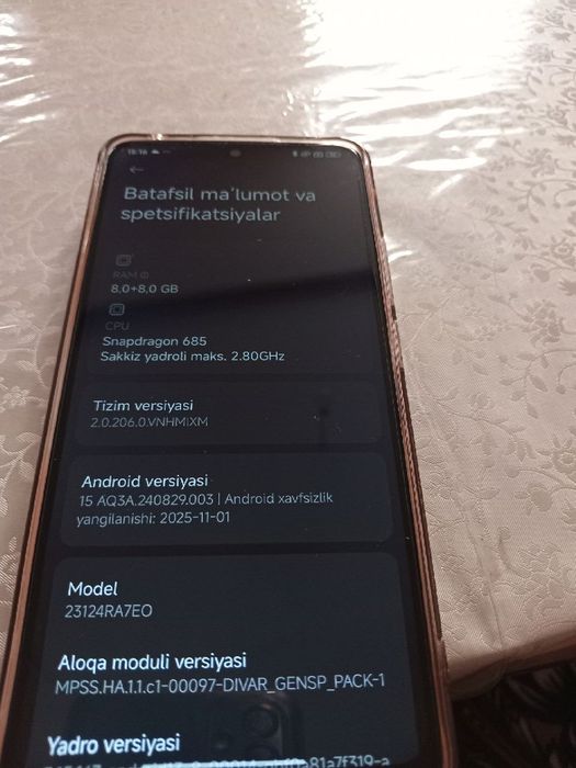 Redmi note 13 8+8/128
