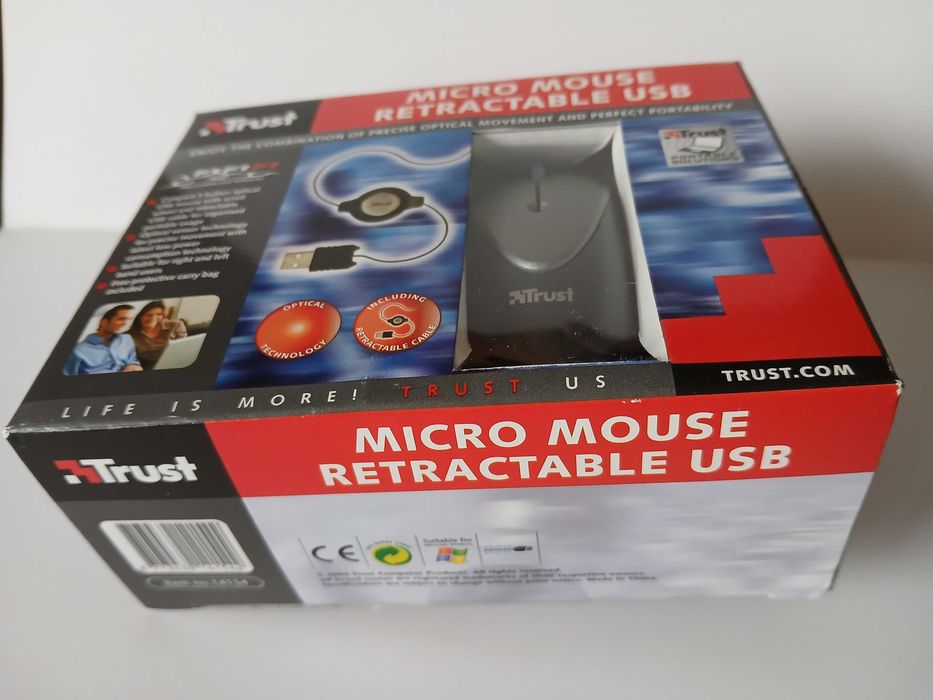 Продавам нова оптична мини мишка с USB конектор