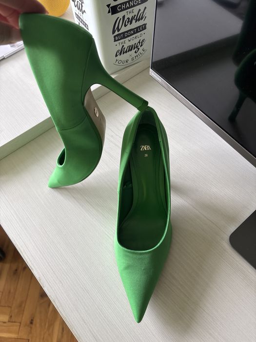 Обувки зелени Zara 38