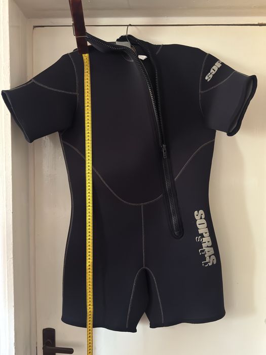 Costum scurt neopren Sopras Sub, mărimea 6 (L-XL), cu cagulă