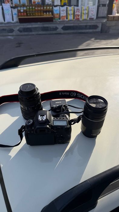 canon 6 d mark 2,два объктива(25-105;70-300)