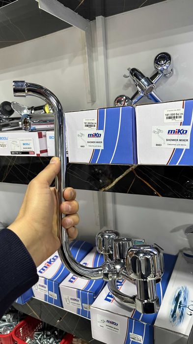 всех видов смесителей boou / miko / kolag / agua /das / mirmelochey